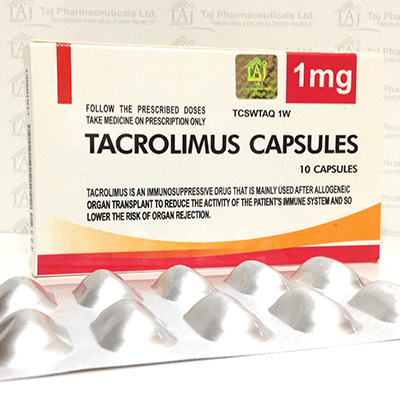 تصویری از داروی Tacrolimus